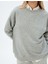 Basic Sweatshirt Bisiklet Yaka Uzun Kollu Rahat Kalıp 5