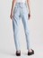 Kadın Streç Yüksek Bel Slim Fit Jeans Kot Pantolon - Açık Mavi 3