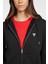 Kadın Gj Mini Yama Fermuarlı Sweatshirt - Siyah 3