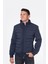 Erkek Quılted Jacket Şişme Mont - Lacivert 1