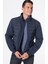 Erkek Quılted Jacket Şişme Mont - Lacivert 3