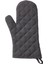 Siyah 33 cm Mutfak Fırın Eldiveni, Pratik ve Şık Tasarım, Pamuk Polyester Malzeme 1