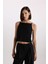 Slim Fit Dar Kesim Tül Askılı Bluz D9844AX24AU 1