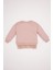 Kız Bebek Bisiklet Yaka Baskılı İçi Yumuşak Tüylü Etek Ucu Detaylı Sweatshirt D7208A524WN 4