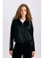 Oversize Geniş Kalıp Cepli Fermuarlı Spor Hırka E1803AX24WN 1