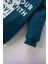 Erkek Bebek 2'li Takım Bisiklet Yaka Baskılı Sweatshirt Beli Lastikli Kargo Cepli Eşofman Altı D7663A524WN 4