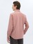 Pembe Fitilli Regular Fit Dokuma Kadife Casual Pamuk Gömlek 5