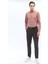 Pembe Fitilli Regular Fit Dokuma Kadife Casual %100 Pamuk Gömlek 2