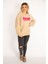 Kadın Camel Içi Şardonlu 3 Iplik Kumaş Sweatshirt 65N35086 1