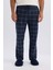 Regular Fit Kareli Cepli Uzun Boy Pijama Altı C6118AX24WN 4