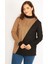 Kadın Gri Ekoseli Sweatshirt 65N34755 1
