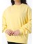 Kadın Büyük Beden Sarı Rahat Kesim Sweatshirt 65N38606 3