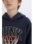 Erkek Çocuk 2'li Takım Kapüşonlu Baskılı Sweatshirt Beli Paçası Lastikli Eşofman Altı B0410A824CW 5