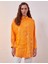 Keten Nakışlı Düşük Omuz Tunik-Şeftali 1