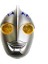 Plastik Uzaylı Maskesi Halloween Robot Maskesi 2