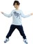 T-Rex Baskılı T-Shirt + Indigo Pantolon Takım 3
