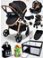 9 In 1 Full Yeni Doğan Set 950 Travel Sistem Bebek Arabası 450 2in1 Park Yatak Oyun Alanı 1