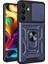 Samsung Galaxy A16 Kılıf Yüzüklü Sürgülü Kamera Korumalı Pars + Ekran Koruyucu 1