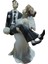 Polyester Gelin Damat Biblo Kucakta Siyah 18,5cm 3