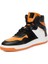 Erkek Siyah Turuncu Beyaz Hakiki Deri Sneaker Bot 3K1SB75175 2