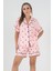 Black Hearts Kısa Kollu Kadın Şortlu Pijama Takım 1