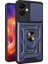 Samsung Galaxy A06 Kılıf Yüzüklü Sürgülü Kamera Korumalı Pars + Ekran Koruyucu 1