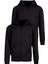 Çocuk Unisex Pamuklu Kapüşonlu Fermuarlı Sweatshirt 2'li Set 2