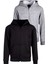 Çocuk Unisex Pamuklu Kapüşonlu Fermuarlı Sweatshirt 2'li Set 2