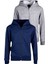 Çocuk Unisex Pamuklu Kapüşonlu Fermuarlı Sweatshirt 2'li Set 2