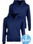 Çocuk Unisex Pamuklu Kapüşonlu Fermuarlı Sweatshirt 2'li Set 4