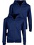 Çocuk Unisex Pamuklu Kapüşonlu Fermuarlı Sweatshirt 2'li Set 5