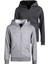 Çocuk Unisex Pamuklu Kapüşonlu Fermuarlı Sweatshirt 2'li Set 2