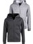 Çocuk Unisex Pamuklu Kapüşonlu Fermuarlı Sweatshirt 2'li Set 2