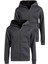 Çocuk Unisex Pamuklu Kapüşonlu Fermuarlı Sweatshirt 2'li Set 5