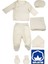 Bebek Yenidoğan Müslin Kumaş % 100 Organik Pamuklu Unisex Hastane Çıkışı 6'lı Set 5