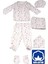 Bebek Yenidoğan Müslin Kumaş % 100 Organik Pamuklu Unisex Hastane Çıkışı 6'lı Set 5