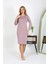 Pamuk Ev Elbisesi Tunik Gecelik Pudra 13132 3
