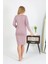 Pamuk Ev Elbisesi Tunik Gecelik Pudra 13132 4