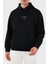 % 100 Pamuk Logolu Regular Fit Kapüşonlu Sweat Erkek Sweat 6D1M93 1jtaz 0037 5