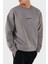 Logo Baskılı % 100 Pamuk Regular Fit Bisiklet Yaka Sweat Erkek Sweat 6D1M95 1jtaz 06K3 4