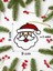Yılbaşı Çam Ağacı Süsleri Noel Baba X2, Kar Tanesi x 2 2