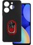 Tecno Spark 20 Pro 5g Kılıf Kamera Korumalı Yüzüklü Kickstand Mat Kapak 1
