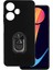 Infinix Hot 30 Kılıf Kamera Korumalı Yüzüklü Kickstand Mat Kapak 1