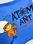 Atom Karınca Desenli Dijital Baskılı Kırlent Kılıfı ve Yastık 2