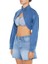 F21 Denim Crop Top 4