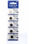 CR1216-C5 3V Lityum Düğme Pil 5'li Paket 1