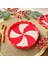 New Year Yılbaşı Candy Stripe Pasta Tabağı 20,5 cm 1