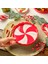 New Year Yılbaşı Candy Stripe Pasta Tabağı 20,5 cm 2