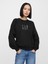 Kadın Siyah Gap Logo Vintage Soft Raglan Sweatshirt 1