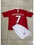 2007/2008 Sezon Ronaldo Kırmızı Moscow Finali M.unıted. Çocuk Forma Takımı 2